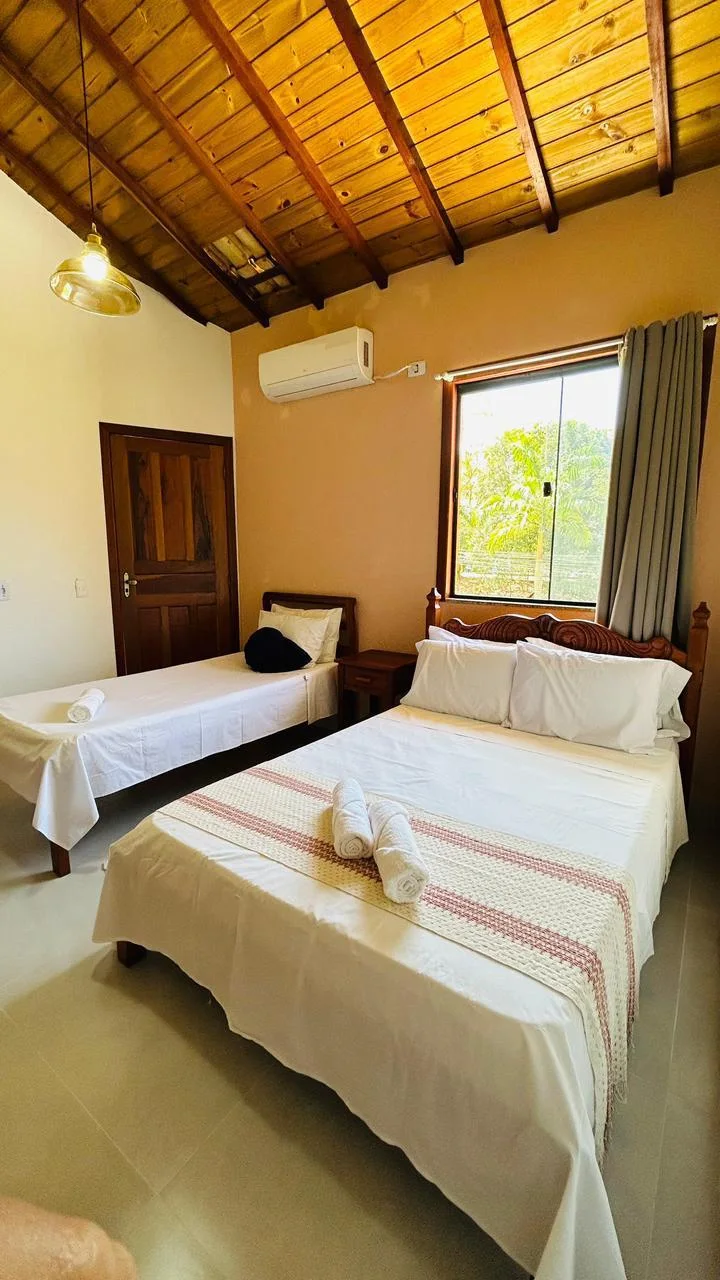 Quarto da pousada em Paraty